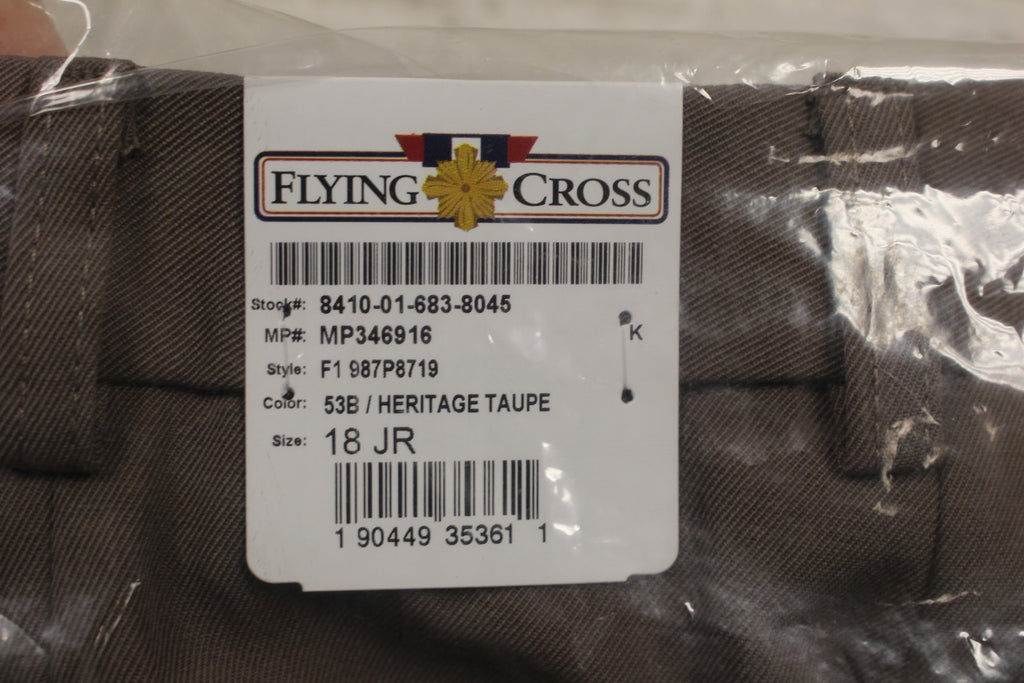 US Army Women's AGSU Dress Pants / Slacks - 18 JR - Flying Cross - New