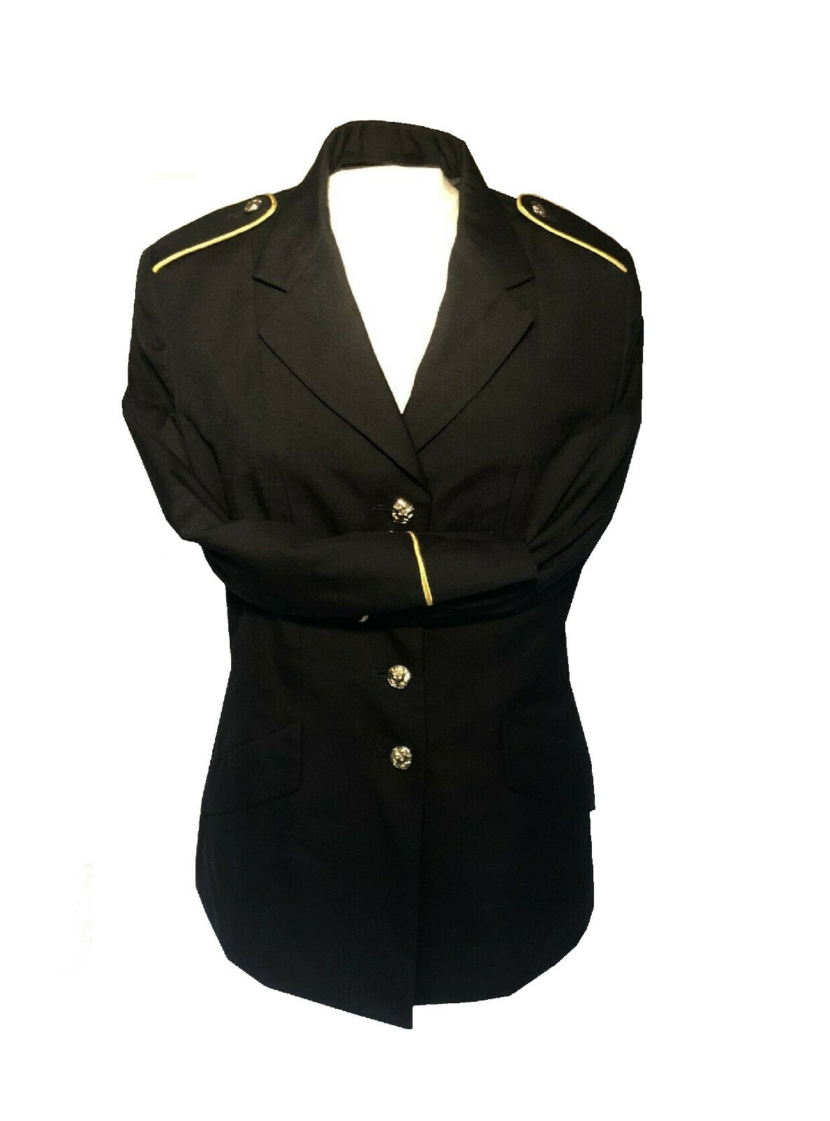 WOMEN'S 8WP US ARMY MILITARY SERVICE DRESS BLUE BLUES ASU UNIFORM COAT JACKET