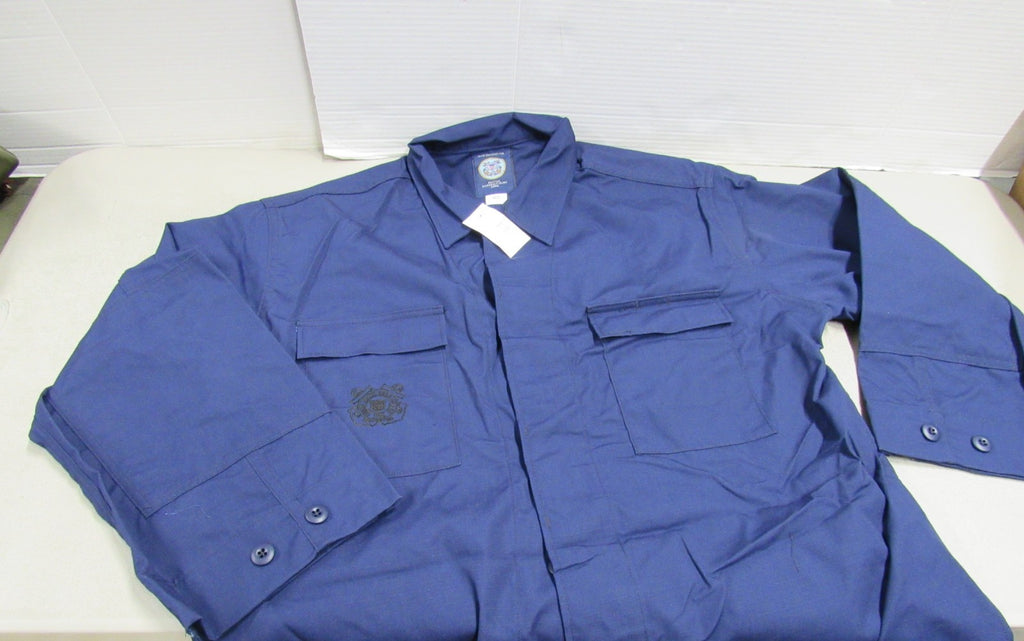 US Coast Guard USCG BDU Shirt Ripstop Operational Dress Uniform ODU 46 S NOS