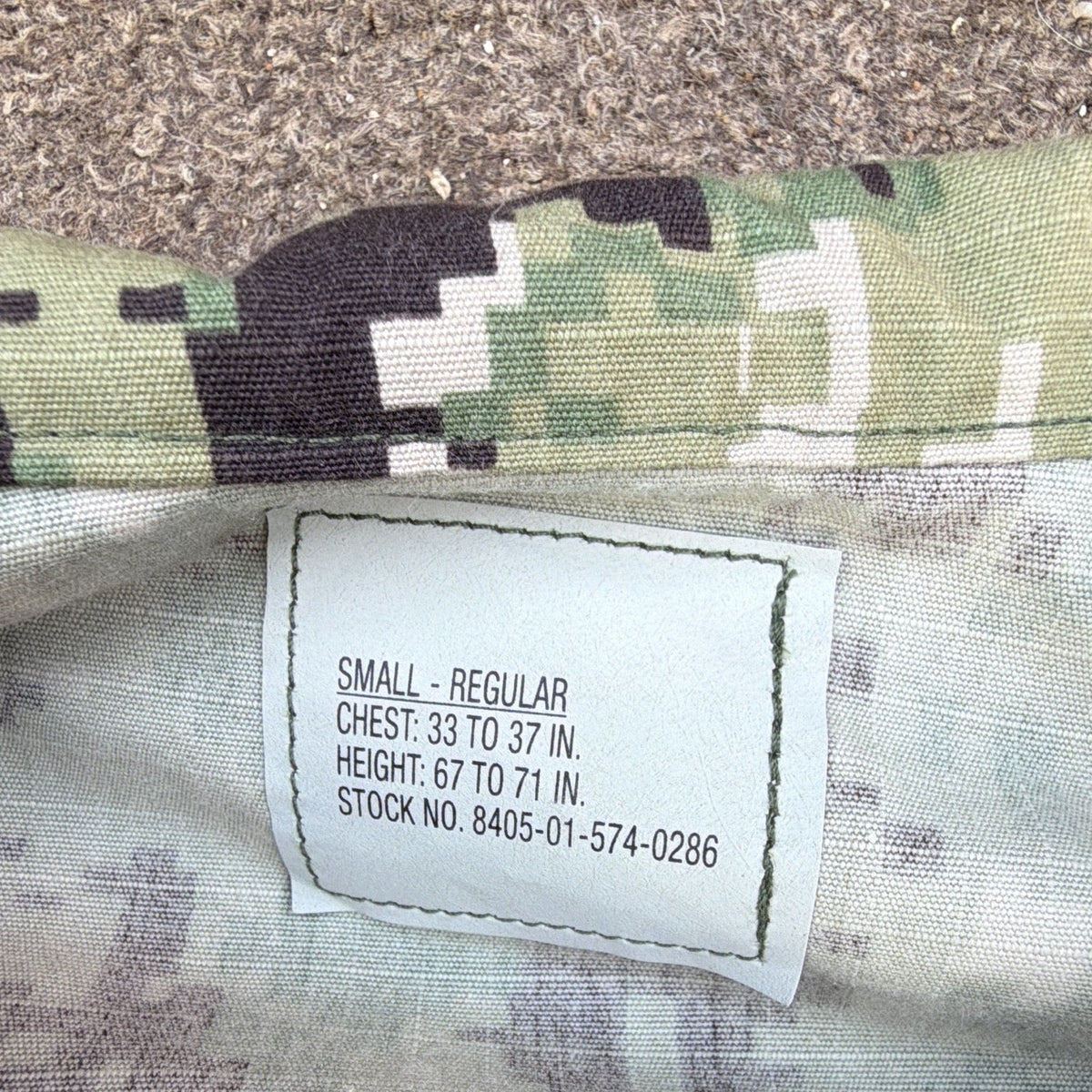 U.S. Navy NWU Type III Digital Camo Blouse Small Regular