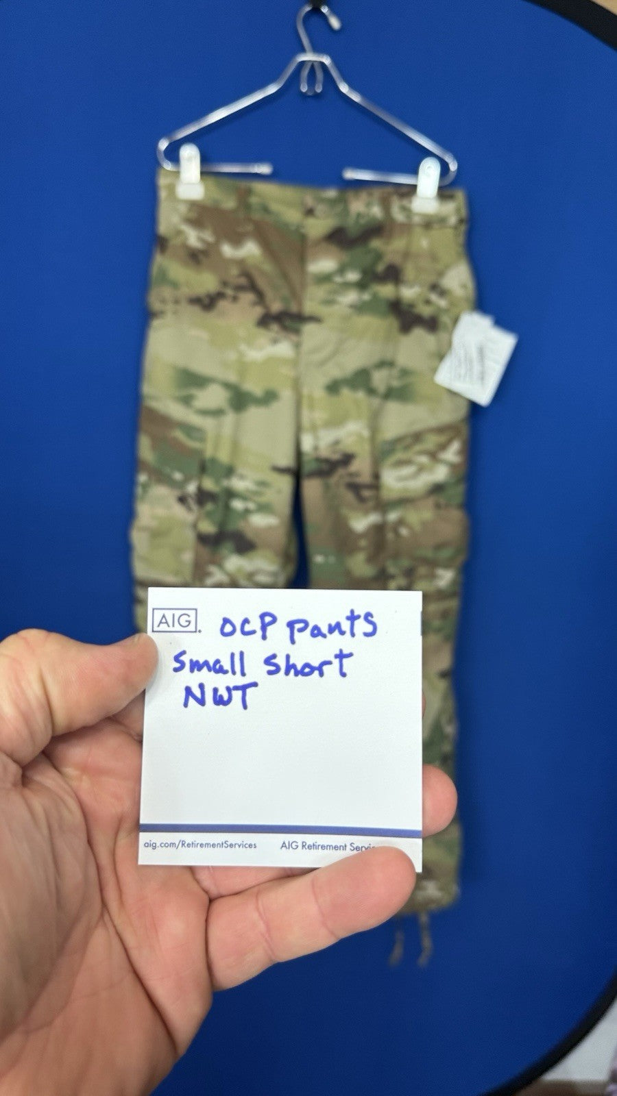 Army Combat Uniform OCP Scorpion W2 Trousers Small Short Insect Shield New