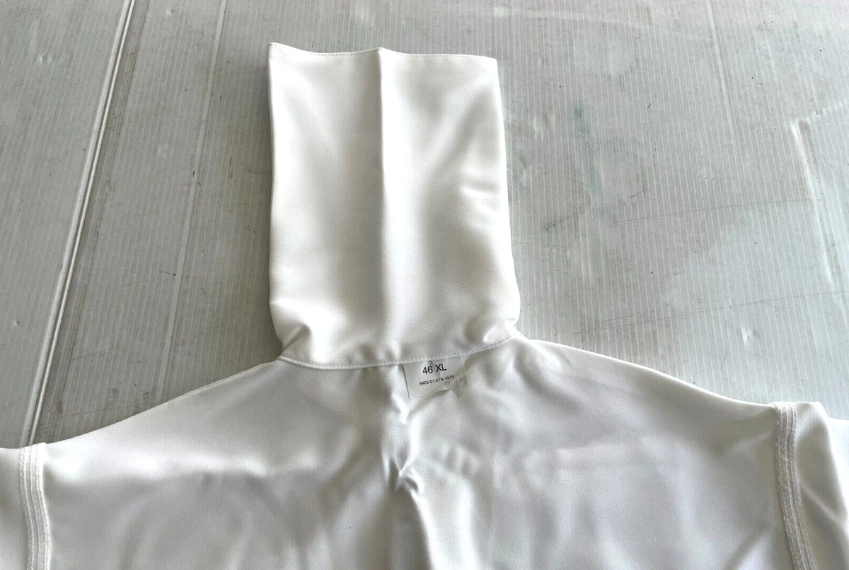 NEW GENUINE US NAVY SERVICE DRESS WHITE JUMPER MIDDY BLOUSE UNIFORM TOP (46 XL)