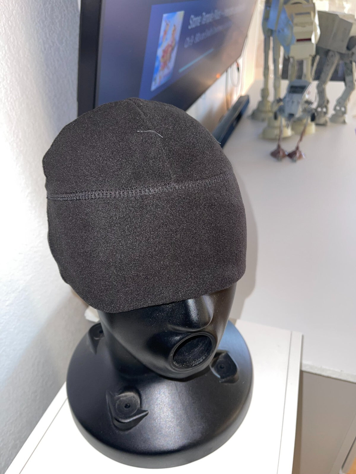 NEW ARMY Fleece Watch Cap Hat BLACK Beanie COLD WEATHER WINTER PT APFU