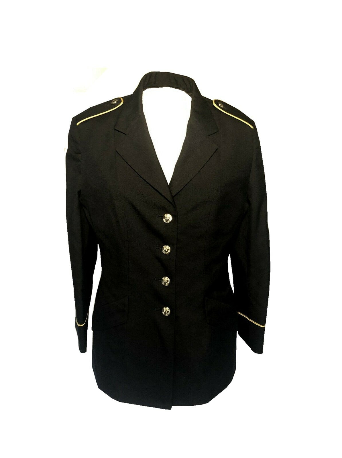 WOMEN'S 8WP US ARMY MILITARY SERVICE DRESS BLUE BLUES ASU UNIFORM COAT JACKET