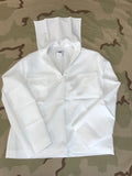 US NAVY MIDDY BLOUSE WHITE DRESS JUMPER 46 Regular NSN 8405-01-076-1973