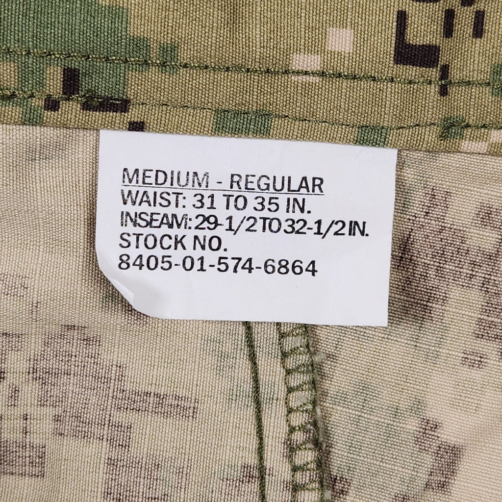 Military Pants Medium Reg NWU Type III AOR2 Navy Uniform NSW SEAL DEVGRU SOF CAG