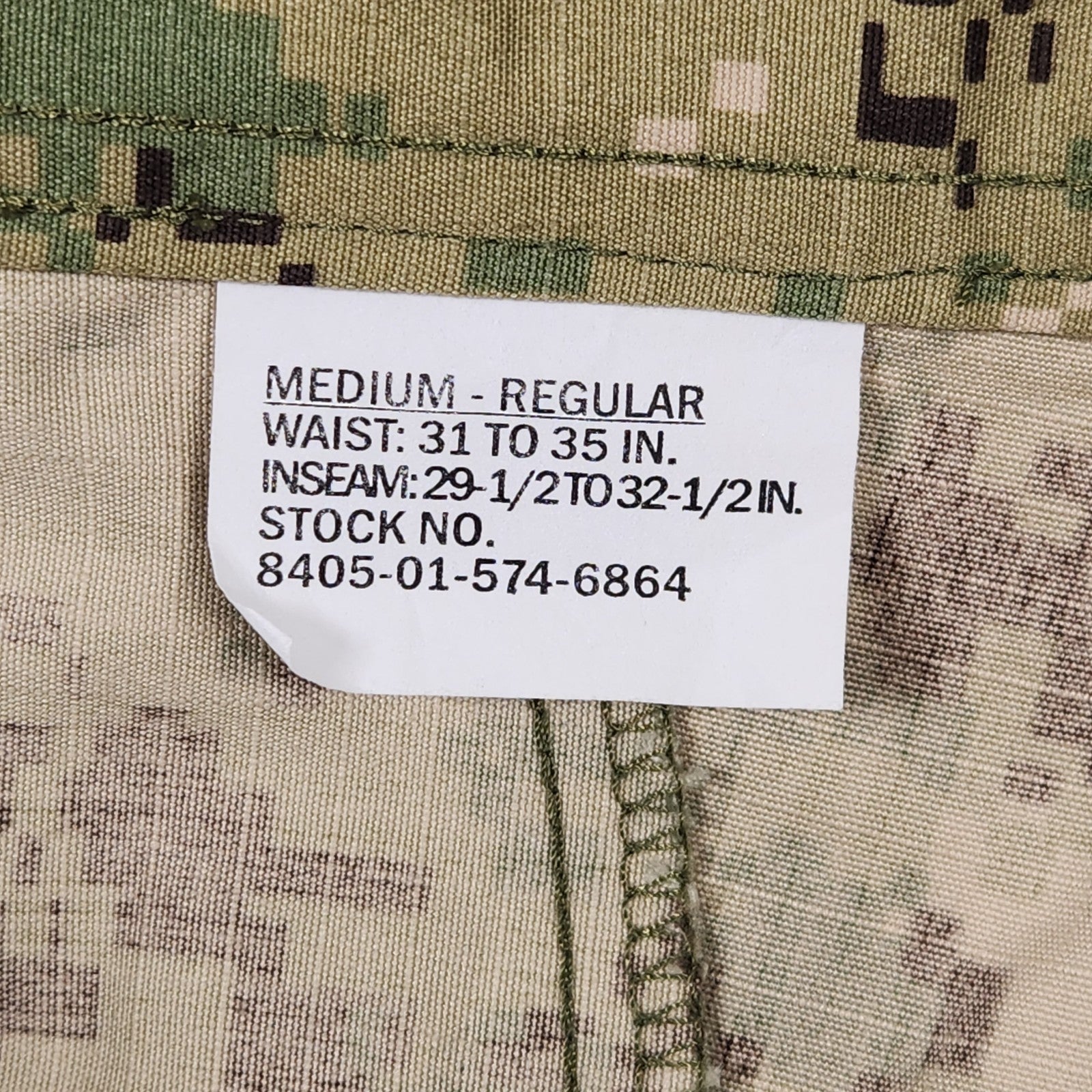 Military Pants Medium Reg NWU Type III AOR2 Navy Uniform NSW SEAL DEVGRU SOF CAG