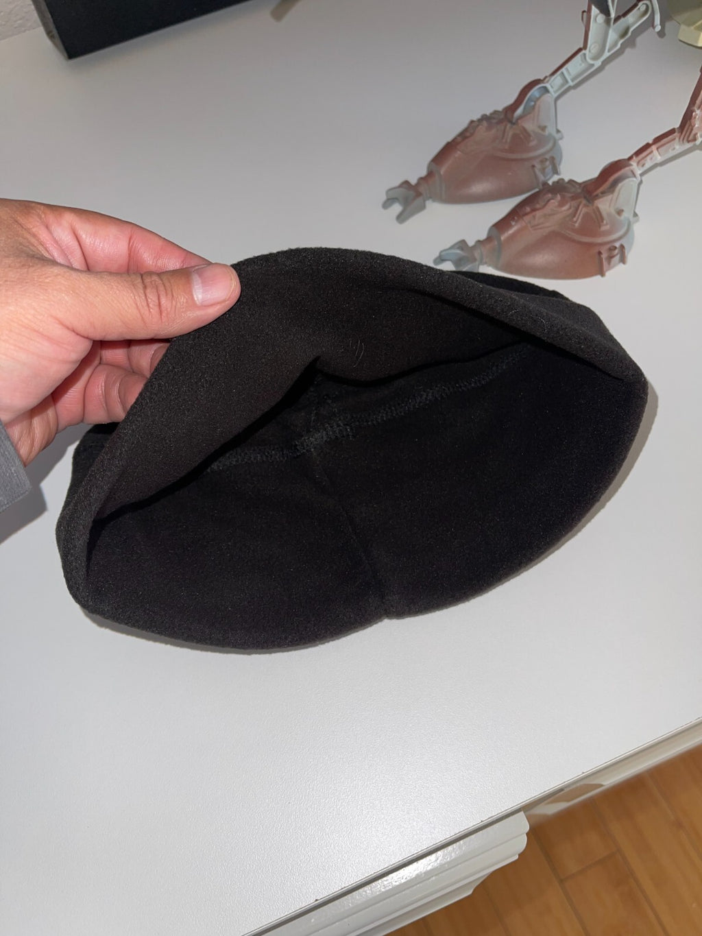 NEW ARMY Fleece Watch Cap Hat BLACK Beanie COLD WEATHER WINTER PT APFU