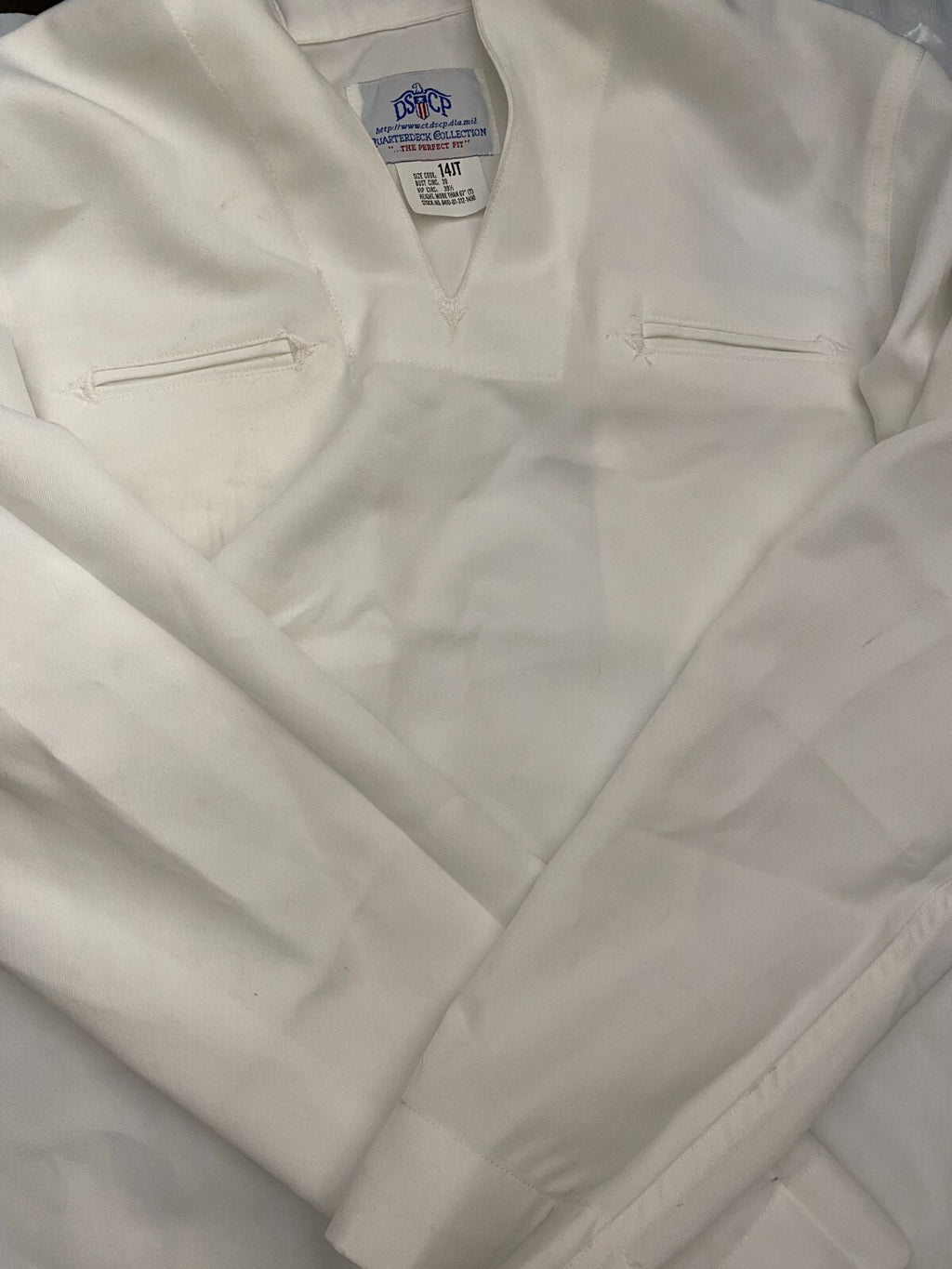 US NAVY ENLISTED WOMEN'S WHITE DRESS JUMPER(White Dress) 12JT