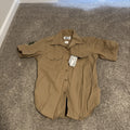 USMC Marine Men's Tan Short Sleeve Khaki Shirt - Size: 15.5 - 8405-01-515-8974