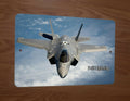 Lockheed Martin F-35 Lightning Stealth Jet Military Airplane 8x12 Inch Metal Sign