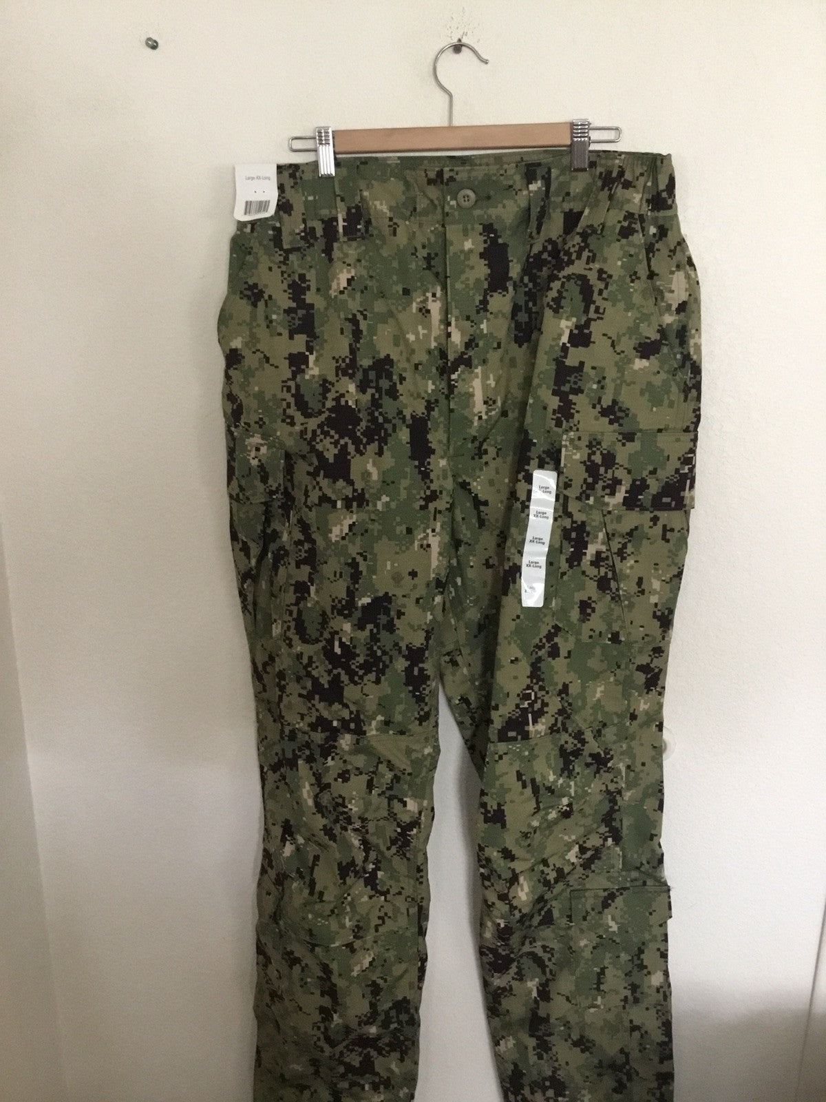 US Navy Nwu Type iii Green Digital Trousers Size Large XX Long New With Tags