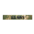 Navy NWU Type III "U.S. NAVY" Name Tape 1.25" x 7.5" (each)