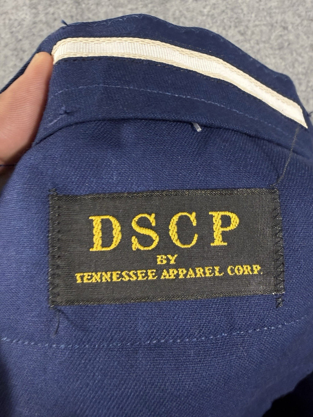USAF Air Force Service Dress Pants Men 40 Unhemmed Blue Wool Blend Unhemmed NWOT