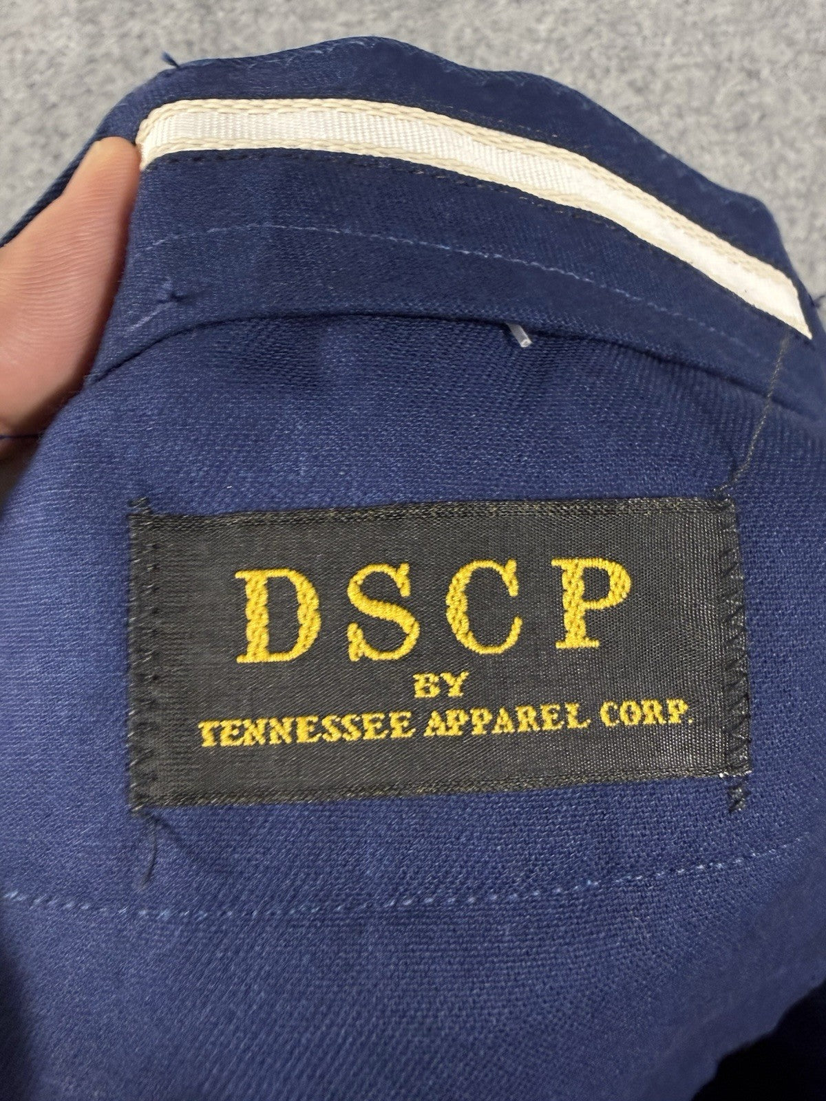 USAF Air Force Service Dress Pants Men 40 Unhemmed Blue Wool Blend Unhemmed NWOT