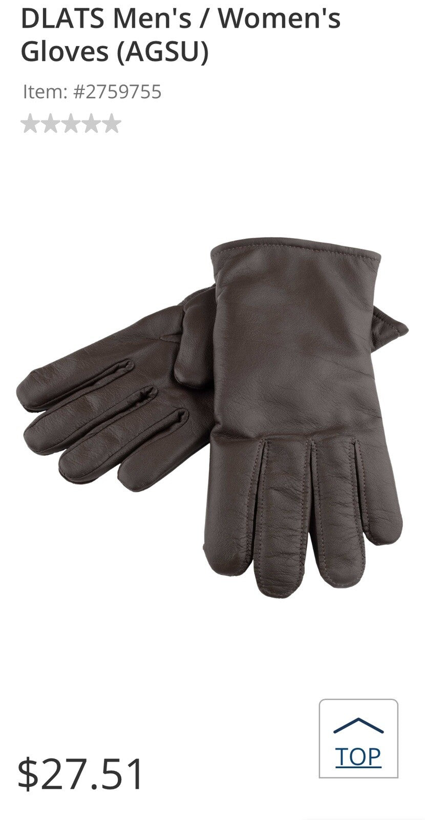 US Army Green Service Uniform AGSU Unisex Dress Gloves Size Medium Sheepskin New