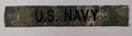 U.S. NAVY NWU TYPE III "U.S. NAVY" NAME TAPE SEW ON :KY25-14