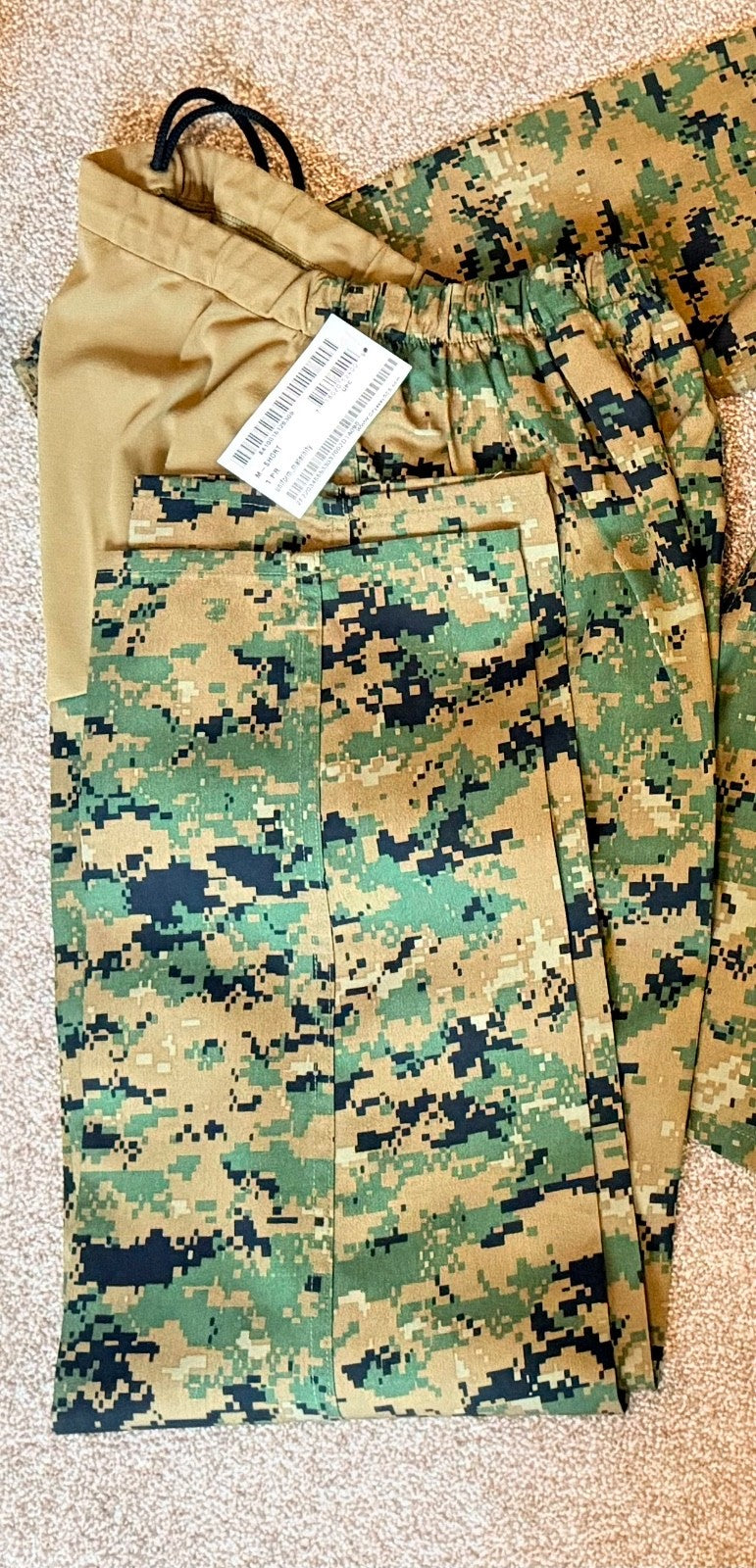 USMC Maternity MARPAT Woodland Combat Utility Uniform Pants Size Medium Short