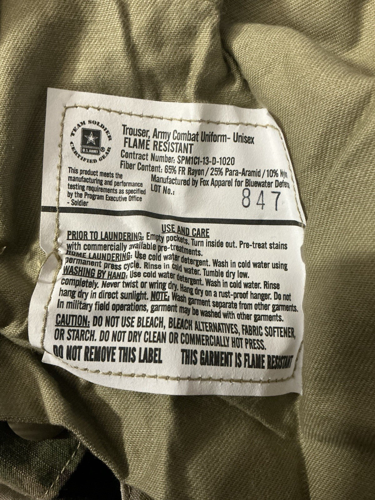 NWT  Army OCP Multicam Combat Trousers Medium/Short Uniform Pants 6775/7989