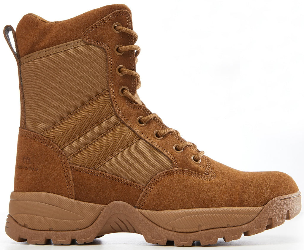 Mens Military Boots, AR 670-1 Compliant, Coyote Brown, Comfortable Lightweight