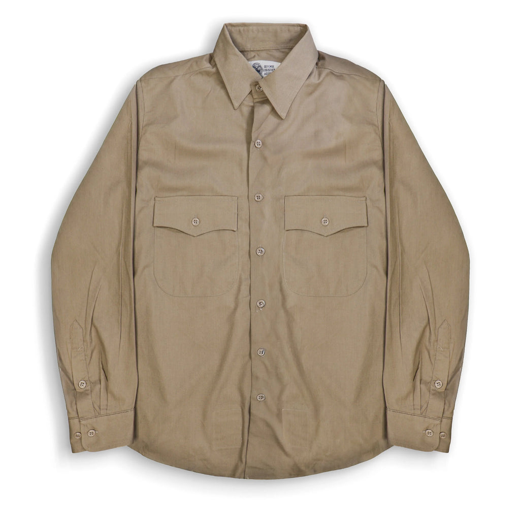 NEW 15.5 34/35 R'C' - Heritage Tan 566 Men's AGSU Long Sleeve Dress Shirt