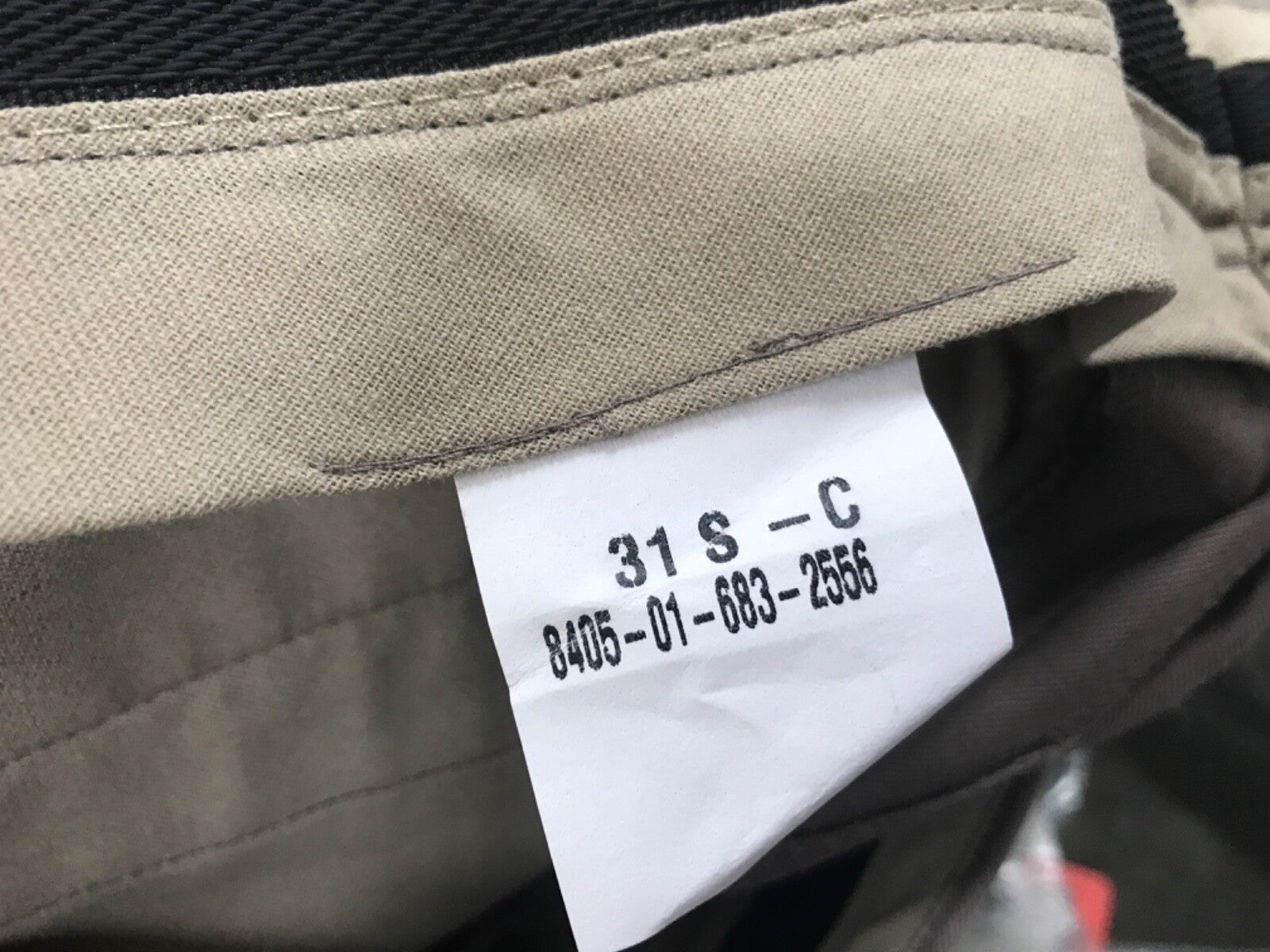 AGSU Male Trousers Army Green Service Uniform Dress Pants Heritage Taupe 565 31S