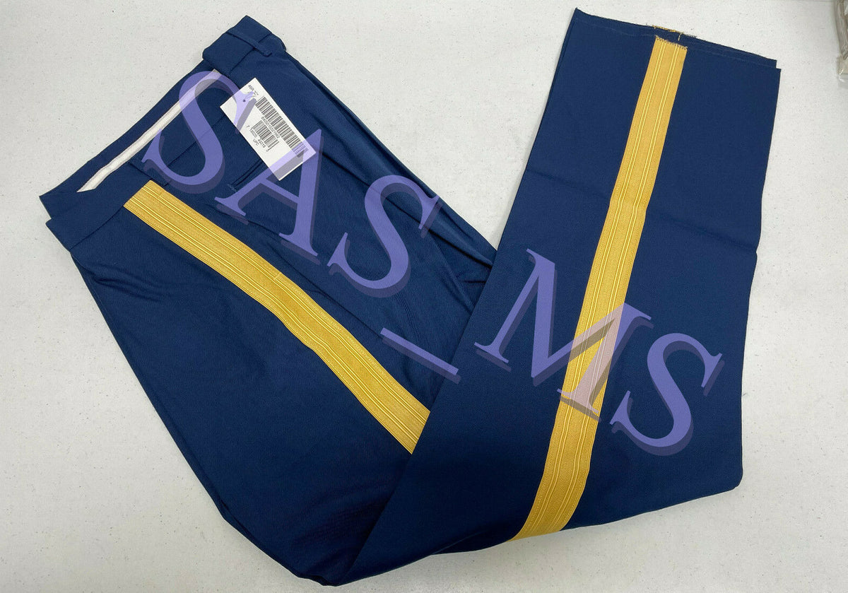 US ARMY MEN'S 46R SERVICE DRESS BLUES ASU UNIFORM PANTS TROUSERS SLACKS NEW