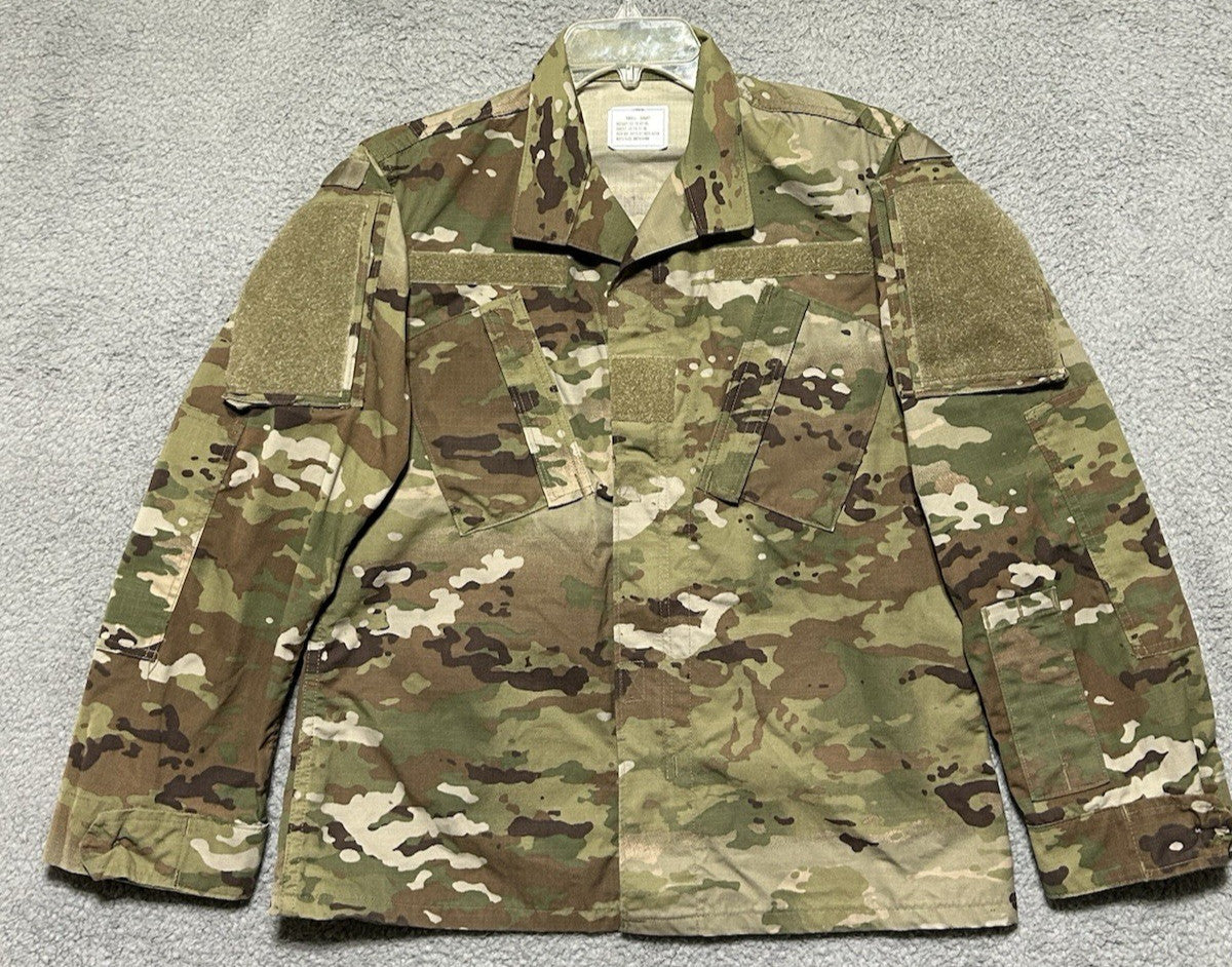 USGI Coat Army Combat Uniform OCP Multicam Female 36 Short Insect Shield NEW
