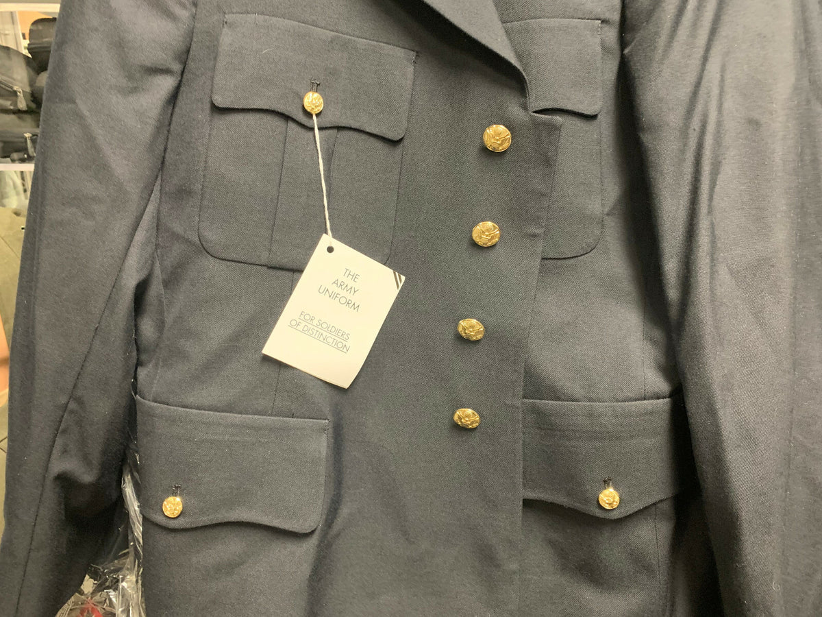 US ARMY MEN'S 41R MILITARY SERVICE DRESS BLUE BLUES ASU UNIFORM COAT JACKET NEW
