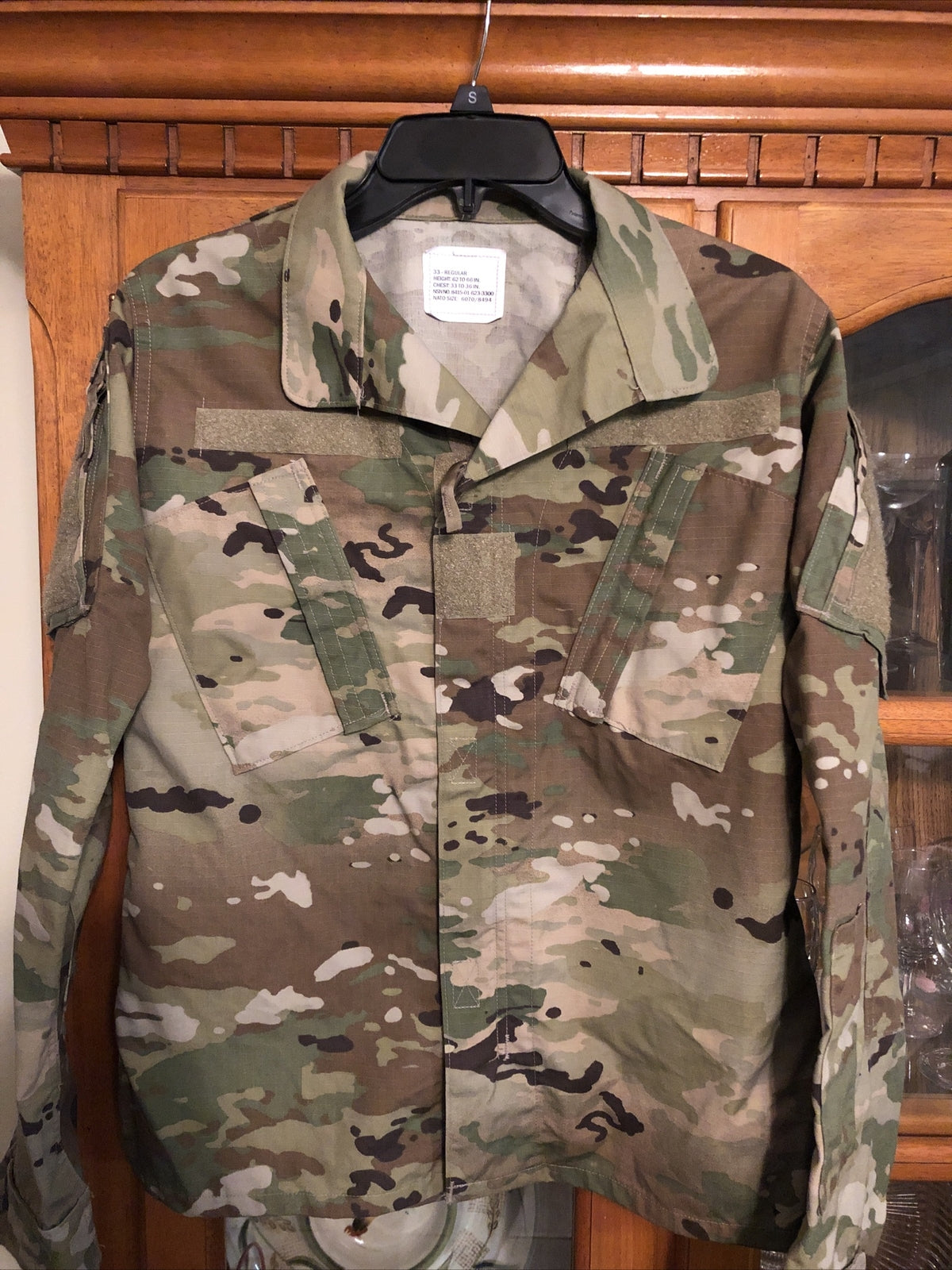 Current Scorpion Pattern OCP Army Combat Uniform Coat Jacket 33 Regular Female