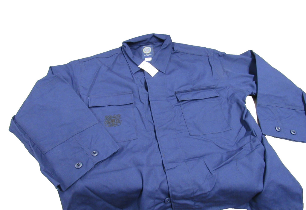 US Coast Guard USCG BDU Shirt Ripstop Operational Dress Uniform ODU 46 S NOS