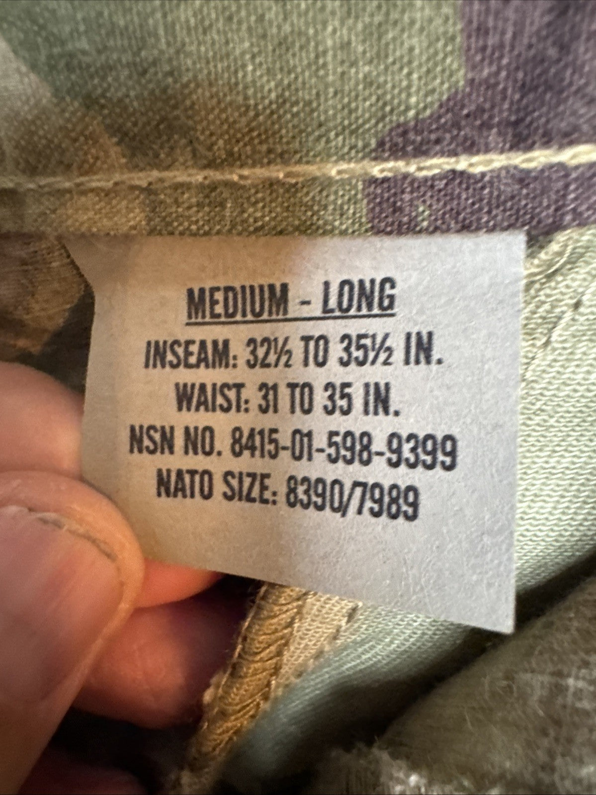 New Medium Long Army USAF FR OCP Combat Uniform Pants Trouser Multicam G457