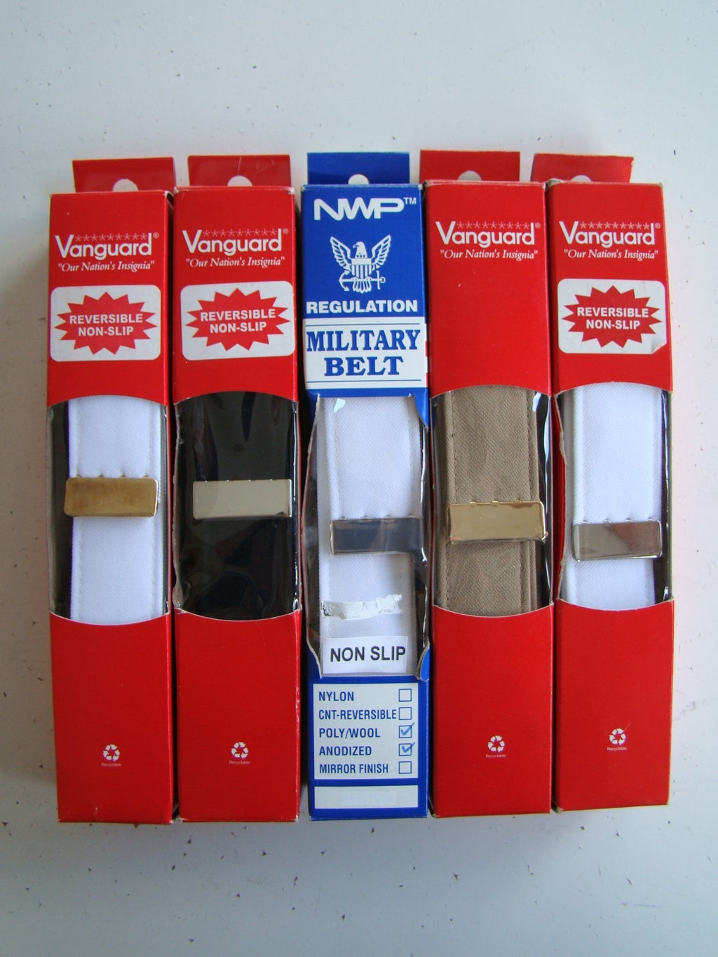 USN US NAVY ALL RANKS RATES E7-9 CPO & OFFICER'S KHAKI BELT WITH GOLD BUCKLE XL
