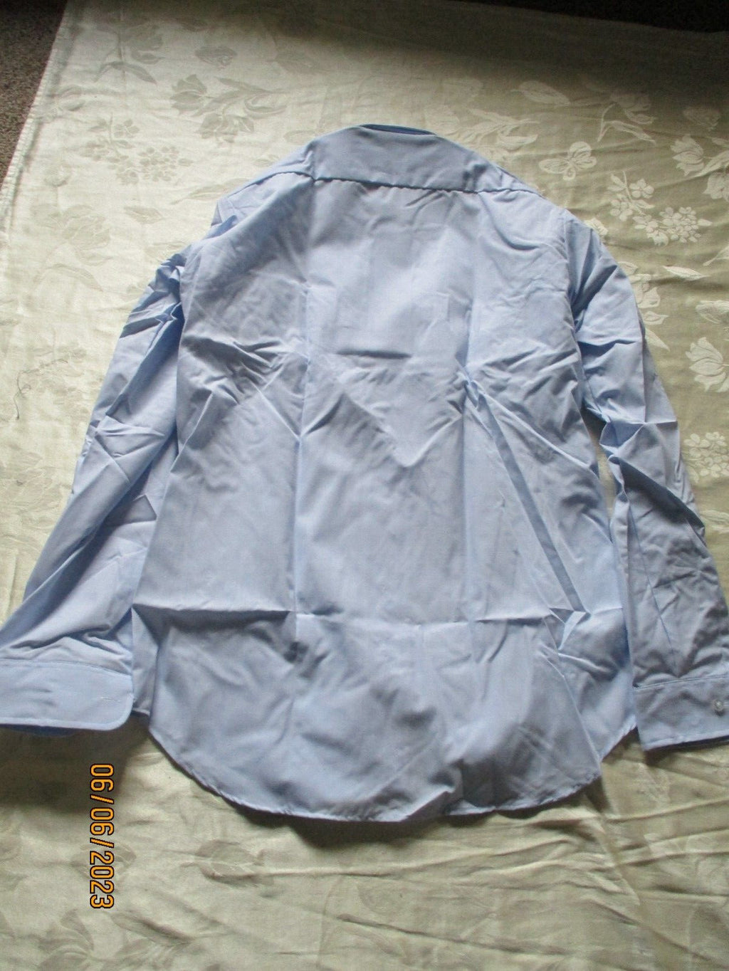 NEW/NOS - Men's Coast Guard Blue Shirt, Long Sleeve, Size 16 1/2 N X 38 Sleeve