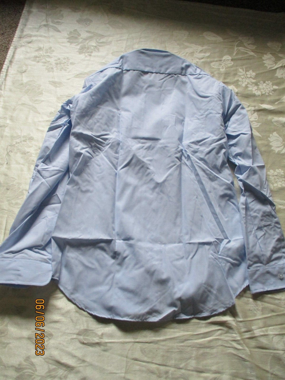 NEW/NOS - Men's Coast Guard Blue Shirt, Long Sleeve, Size 16 1/2 N X 38 Sleeve