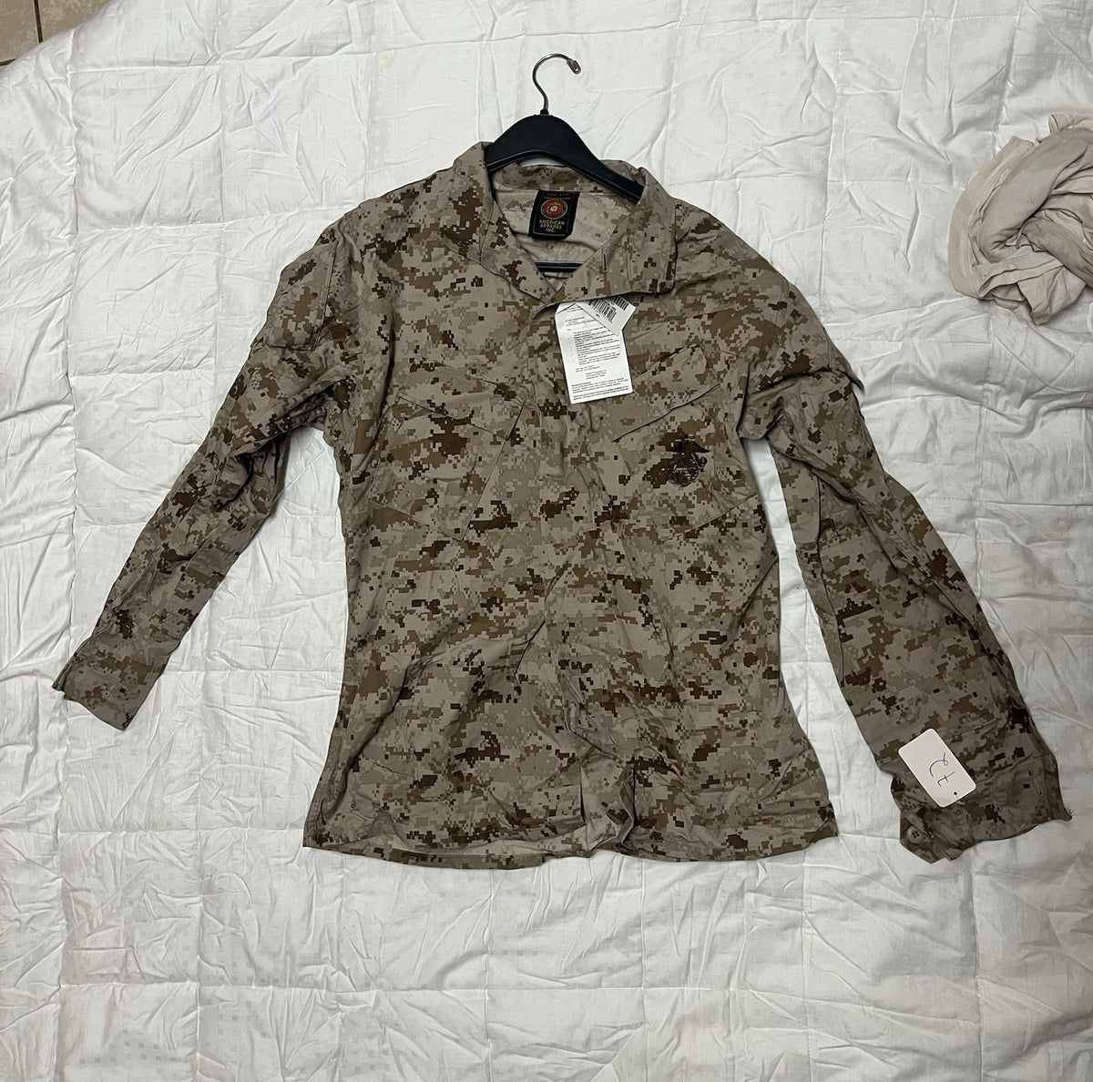 USMC Marpat Blouse Jacket Desert Camo Medium Long McCuu New With Tags Marines