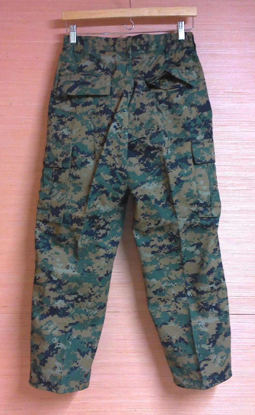 Marine Corps USMC Woodland MARPAT Camo MCCUU Combat Pants Trousers Small X-Short