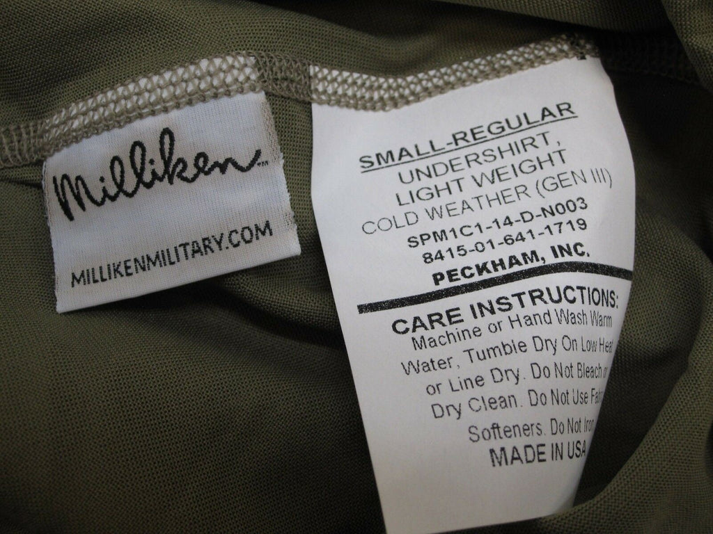 NEW ARMY OCP SILK WEIGHT TOP LEVEL 1 BASE LAYER SHIRT SMALL/REGULAR UNDERSHIRT