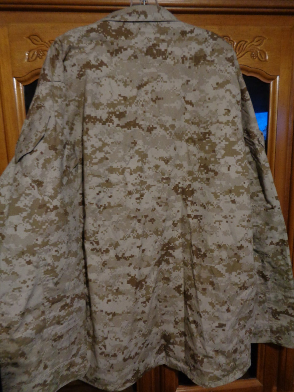 USMC MARPAT SHIRT DESERT TAN MARSOC XX LARGE X LONG NEW WITH TAG XXL XLONG  RARE