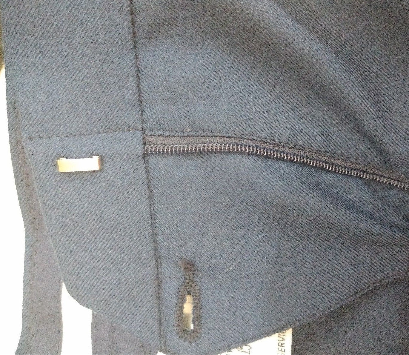 US ARMY Women's Dress Blue Uniform Pants, Trousers, Slacks Gold/Yellow Stripe