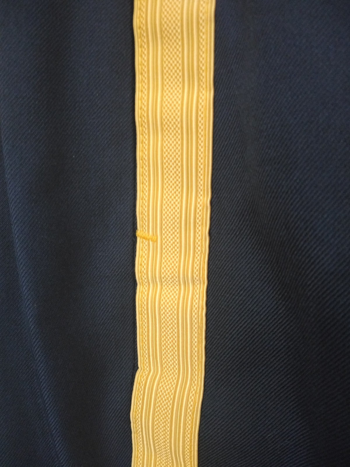 US ARMY Women's Dress Blue Uniform Pants, Trousers, Slacks Gold/Yellow Stripe