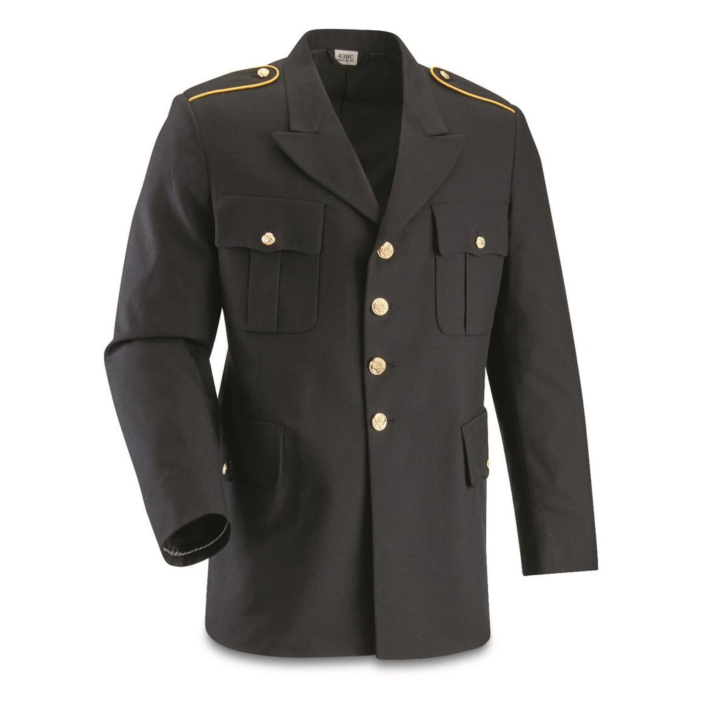 US ARMY MEN'S MILITARY SERVICE DRESS BLUE BLUES ASU UNIFORM COAT JACKET NEW
