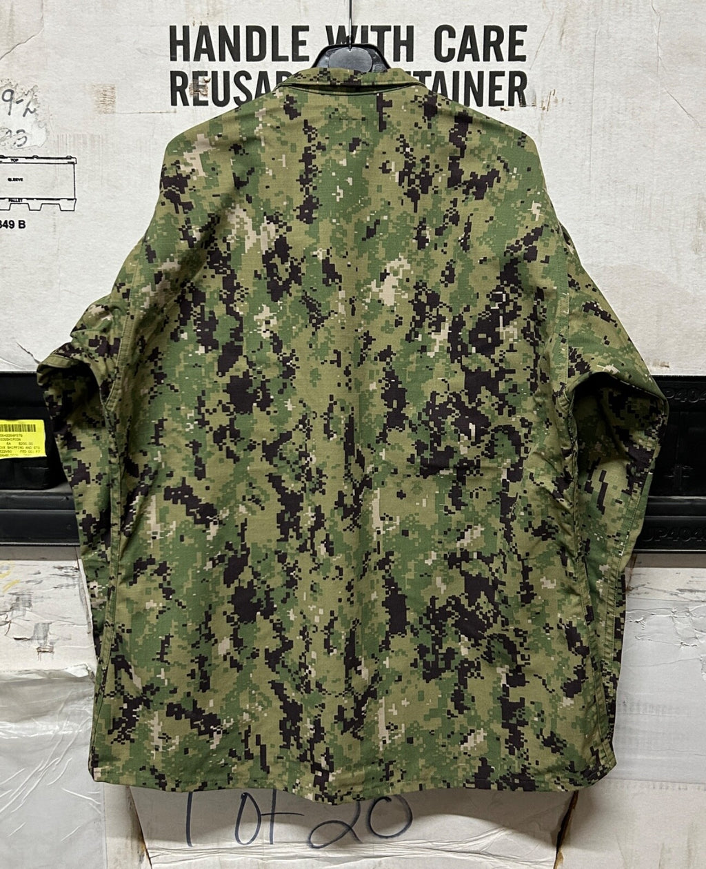 GENUINE US NAVY SEALS AOR2 NWU TYPE III SHIRT BLOUSE NEW !!!! LARGE LONG