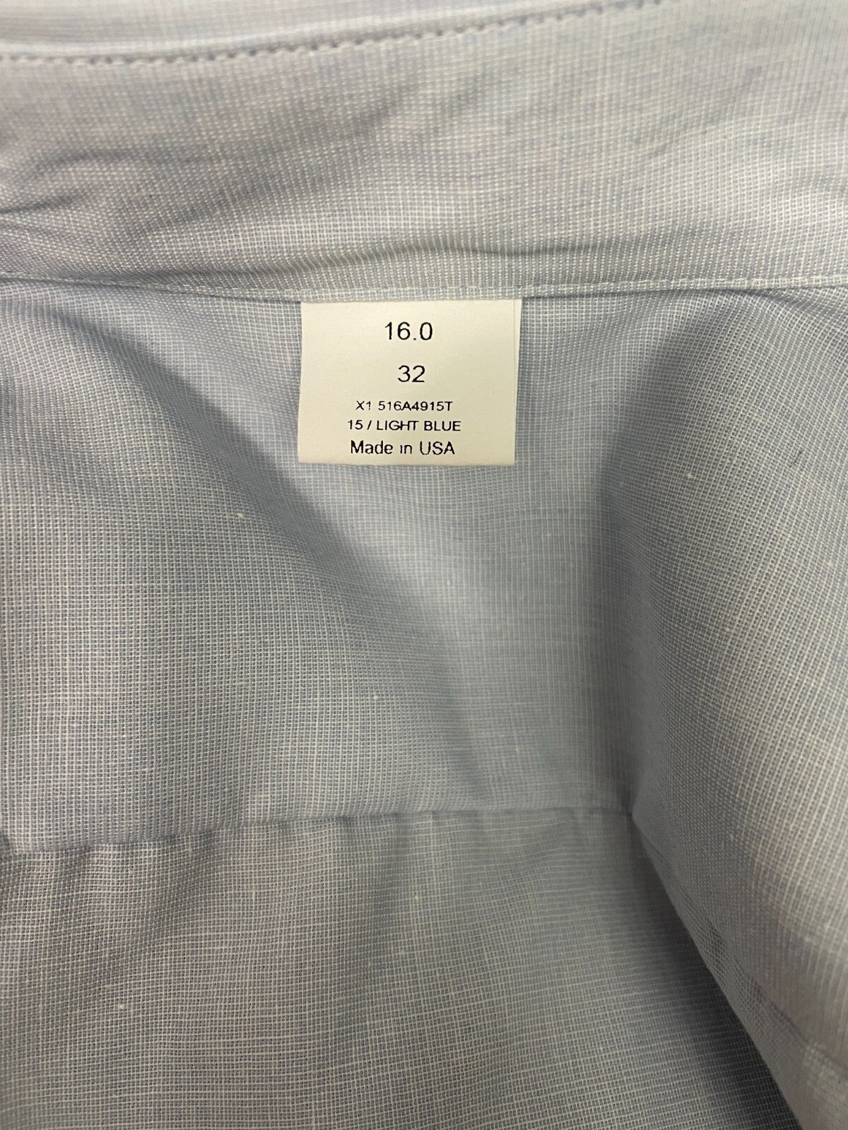 New Men's Dress Blue Shirt COAST GUARD Style 16 x 32