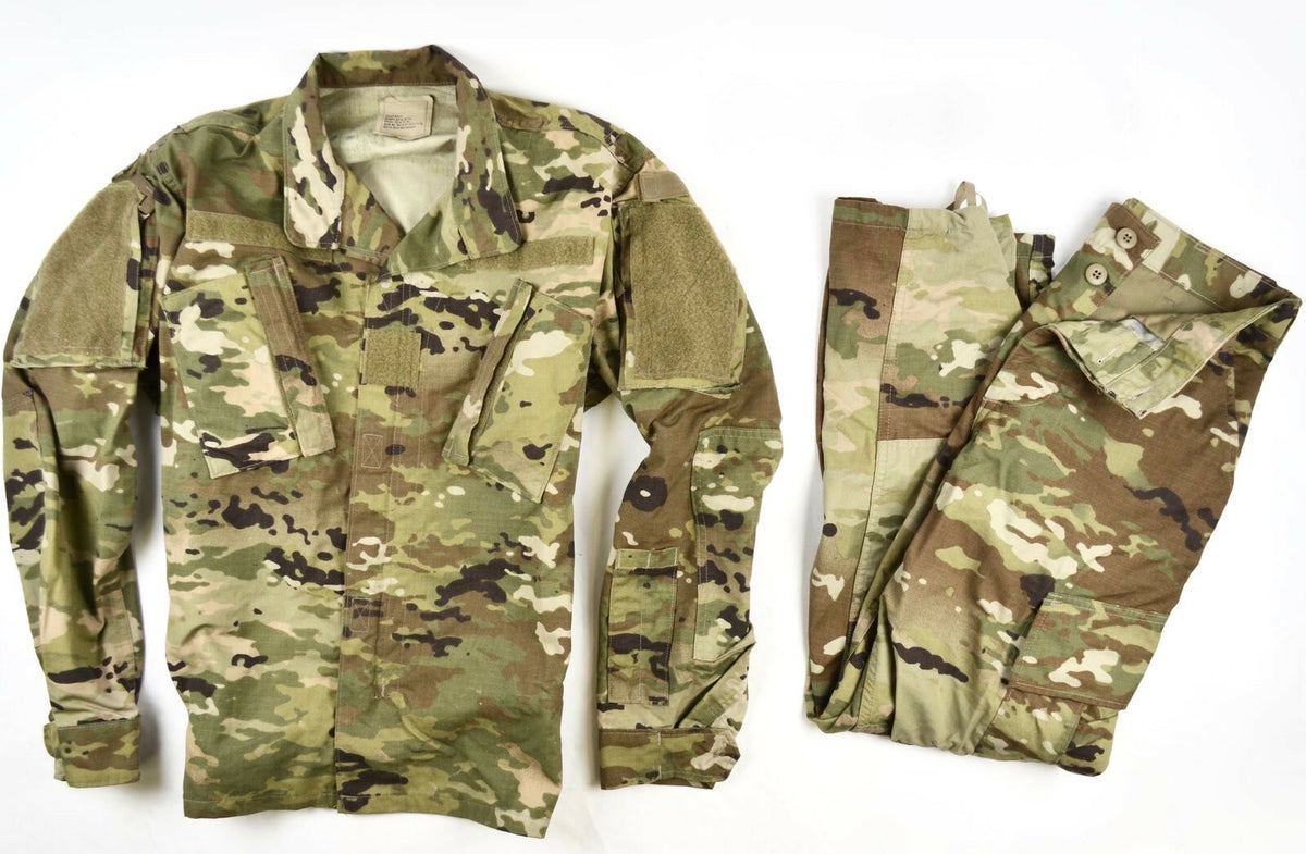 New US Army - Air Force OCP Uniform Coat and Trouser Medium Short USGI