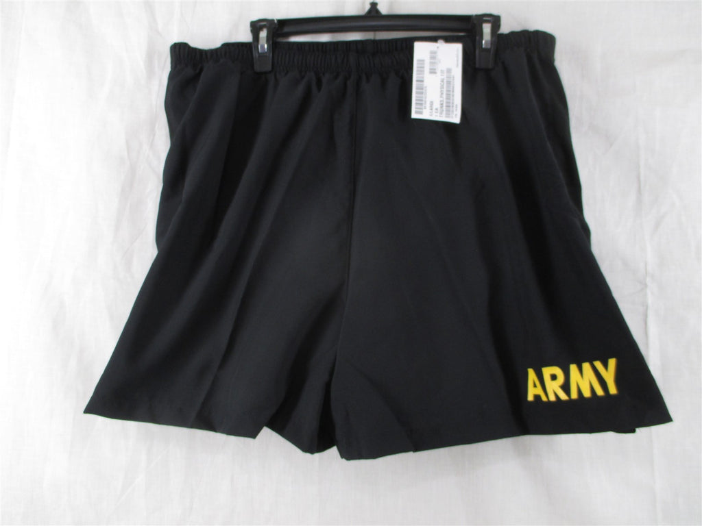 APFU Shorts X-Large Army Black and Gold PT Physical Fitness USGI NEW