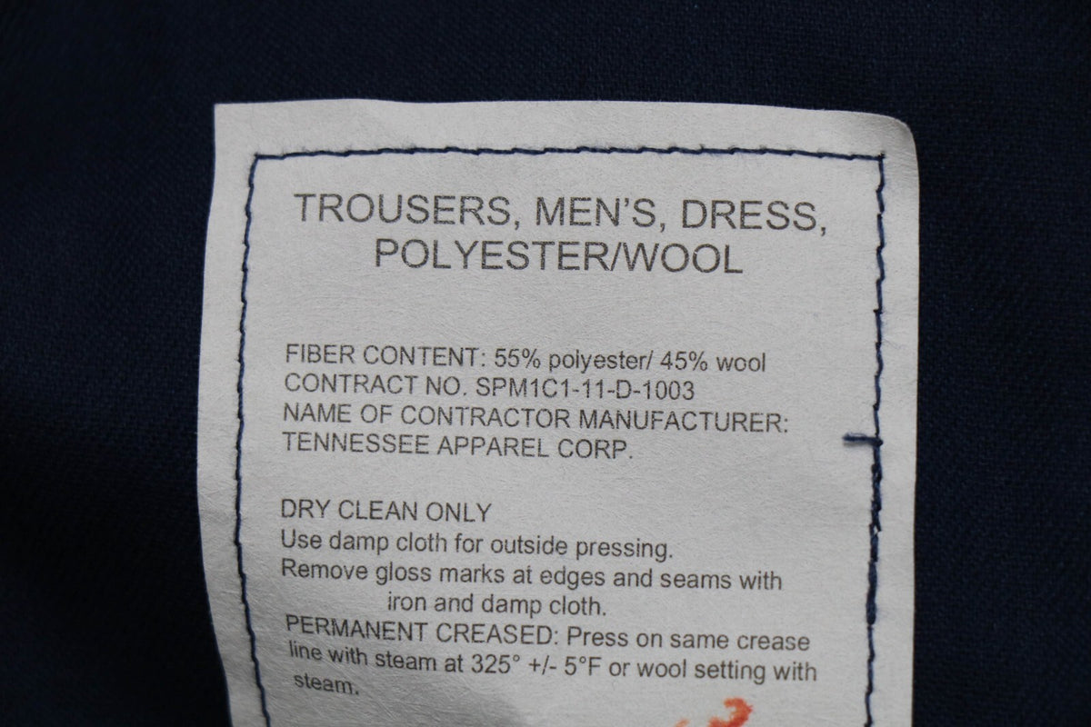 39L "C" - NEW US Army ASU Trousers Men's Dress Blue Service Trousers Pants