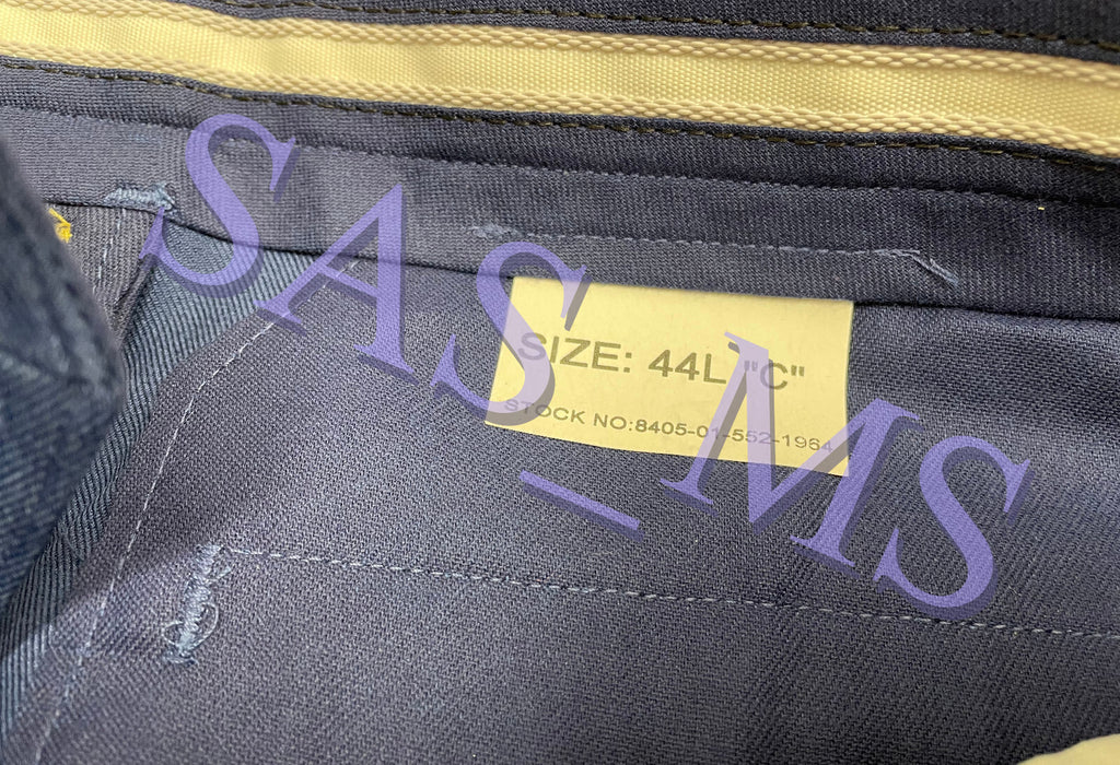 US ARMY MEN'S 44L SERVICE DRESS BLUES ASU UNIFORM PANTS TROUSERS SLACKS NEW