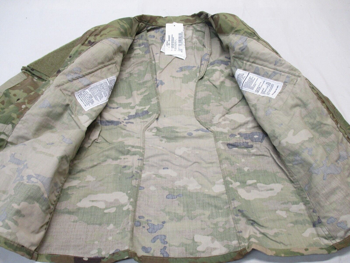 USGI COAT FEMALE UNIFORM SHIRT ARMY COMBAT UNIFORM OCP SCORPION TOP INSECT GUARD