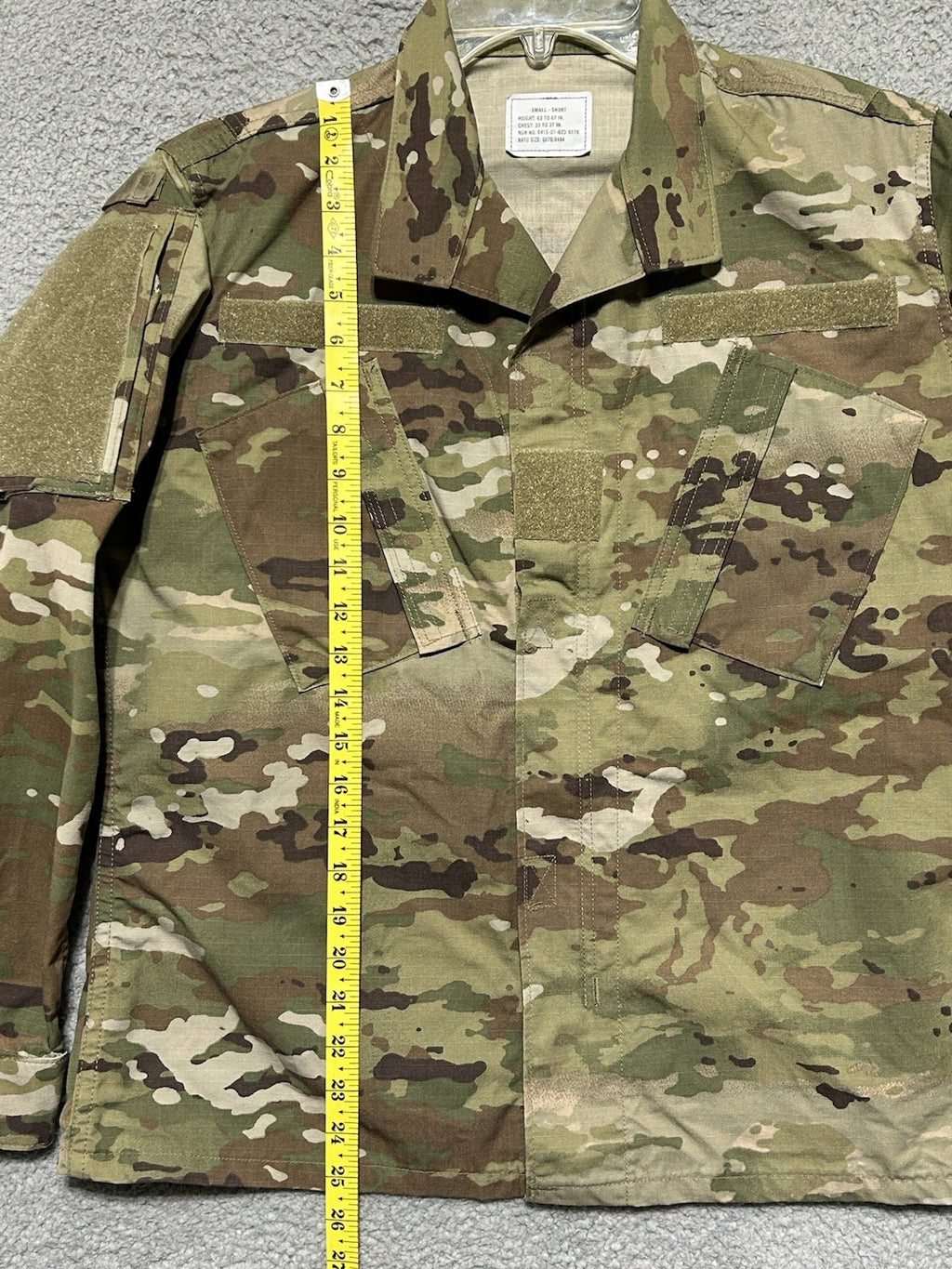 USGI Coat Army Combat Uniform OCP Multicam Female 36 Short Insect Shield NEW
